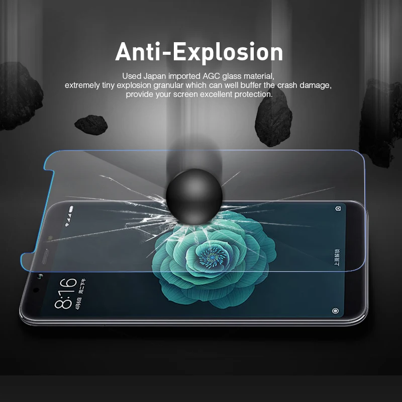 Закаленное стекло для Xiaomi Mi 6X A2 2 шт. Защитная пленка экрана MiA2 Mi6X Защита