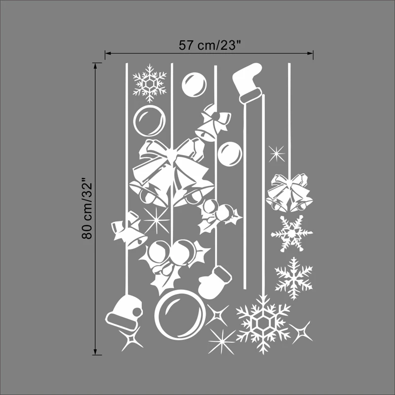Merry christmas bells носки цитата праздники декор стены стикеры номер 049. diy винил подарок