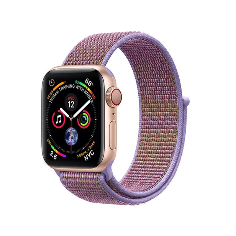 42 мм 38 для Apple watch группу Корреа 4 44 40 спортивные петли ремешки нейлоновый ремешок