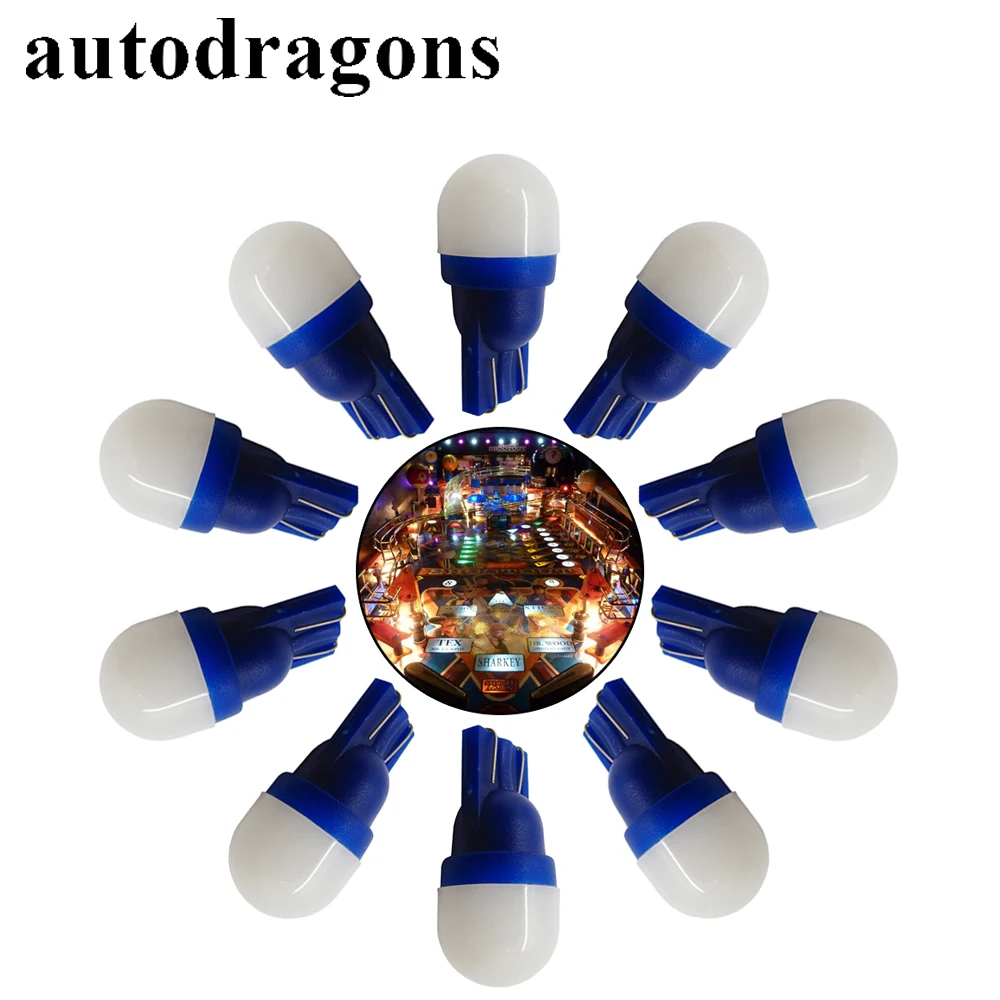 Autodragons Новый матовый свет 6 3 в пинбол led 555 W5W 2*5630 SMD Анти мерцание Светодиодная