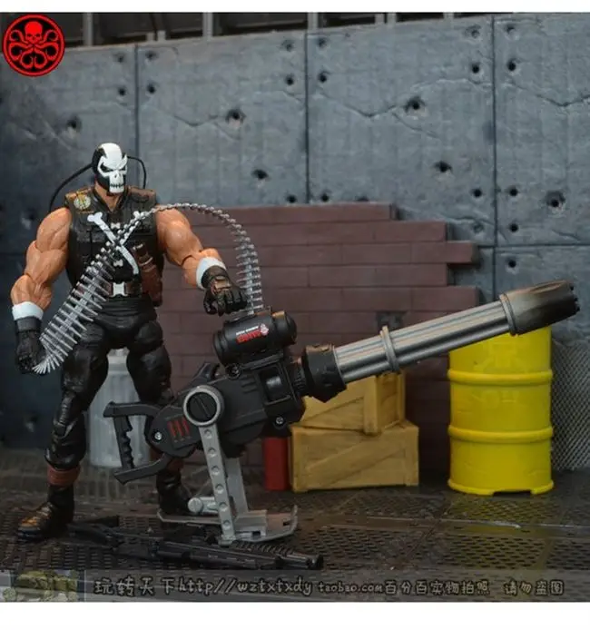 Экшн фигурка Marvel Legends Crossbones с тяжелым пулеметром 7 дюймов свободная|Игровые