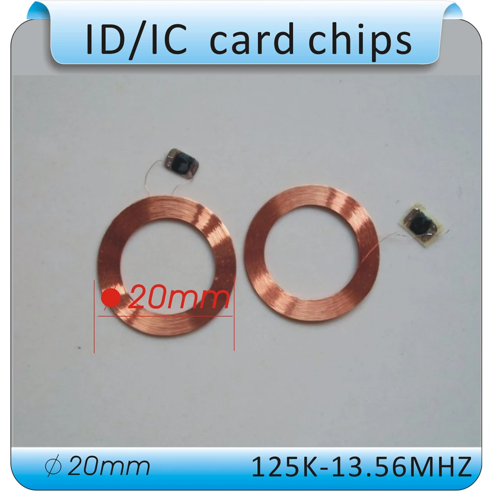 Один считыватель и 50 шт. ISO14443A 13,56 МГц NFC чипы антенны+ чип(совместим с S50) diameter-20mm