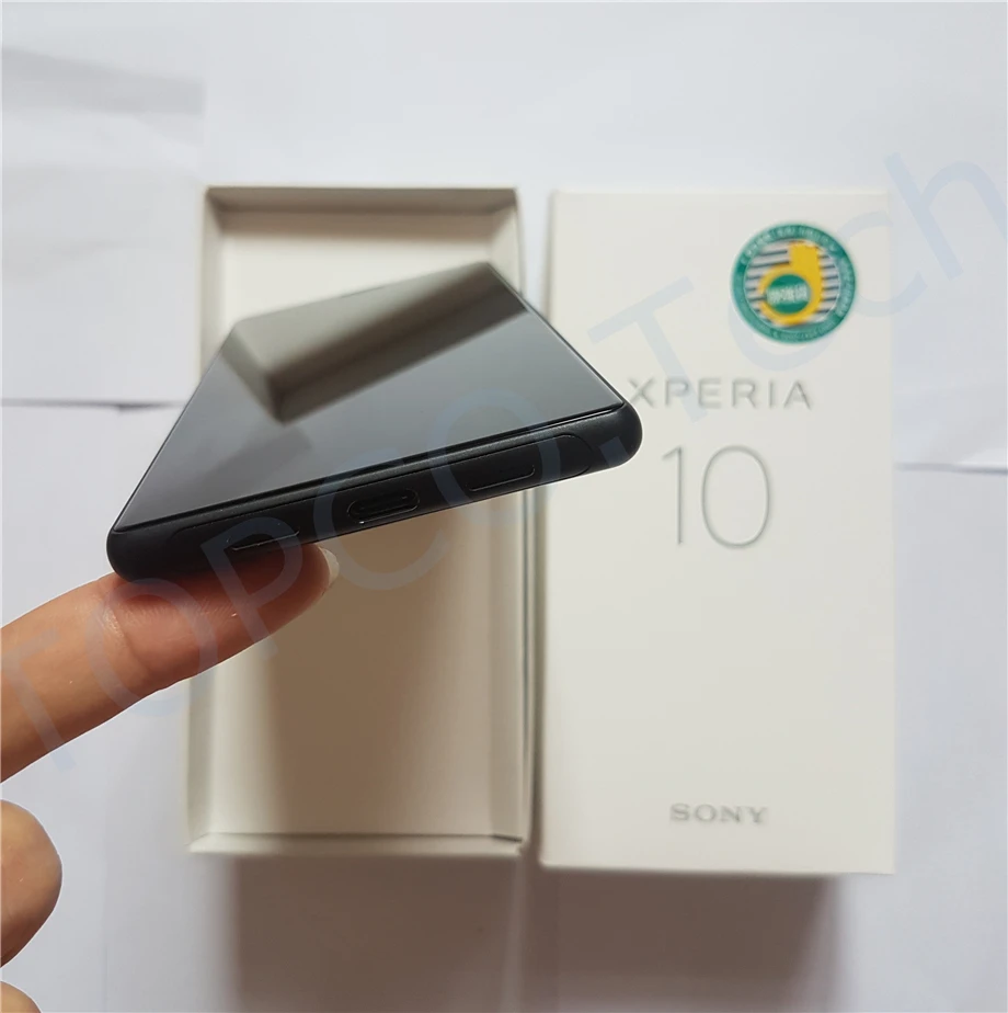 Мобильный телефон sony Xperia 10 I4193 Android, 4G LTE 6,0 дюйма, четыре ядра, 6 ГБ ОЗУ, 64 Гб ПЗУ, Xperia XA3, две sim-карты, 13 МП и 5 МП, тыловые камеры NFC