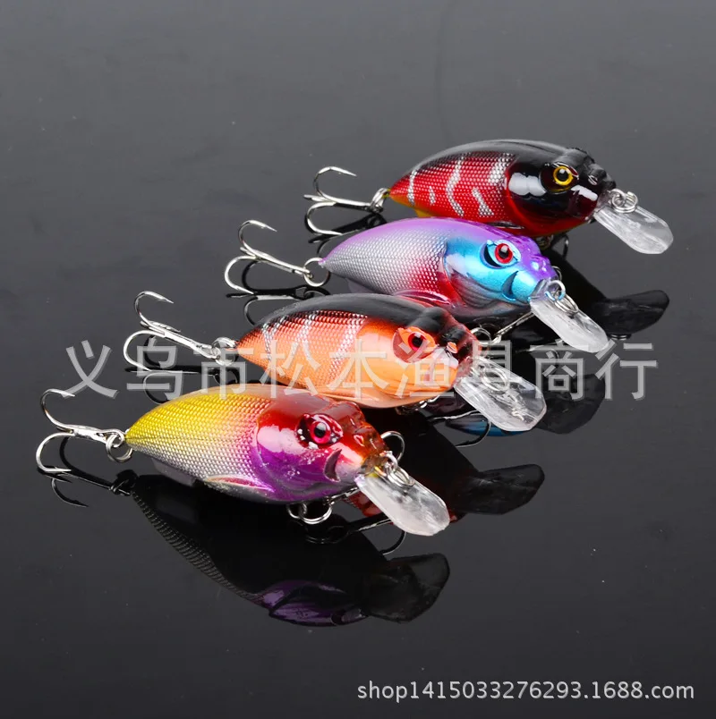 

Carp Fishing 4pcs/set 7cm/9.6g Fishing Lures New Crank Bait Crankbaits Isca Artificial Tackle