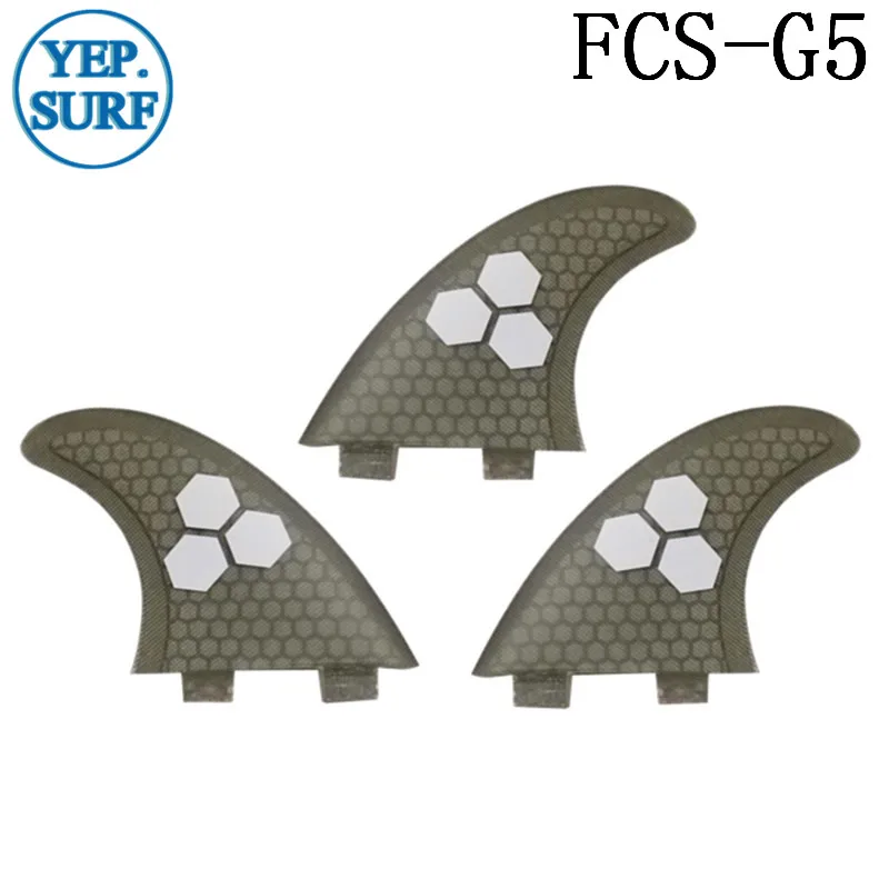 Плавники для серфинга SUP Bboard FCS плавники G5 оранжевые сотовые серфинга|fcs surf fins|fcs