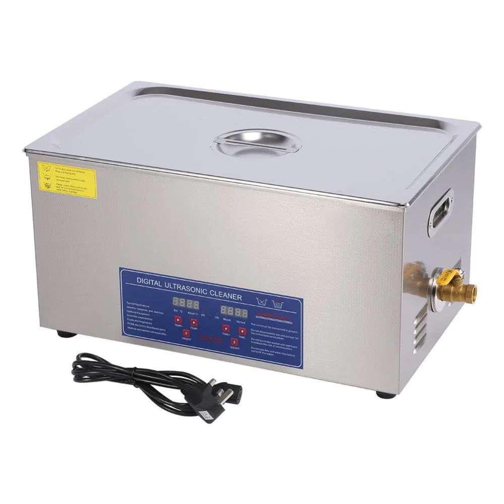 3L/6L/22L/30L цифровой ультразвуковой очиститель из нержавеющей стали ультразвуковая