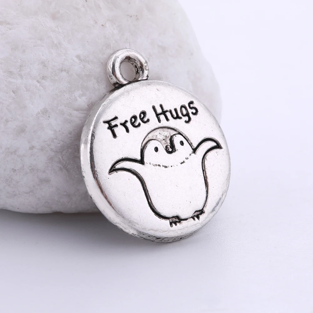 Подвеска в виде птицы EUEAVAN с надписью Free Hug 20 шт.|Шармы| |