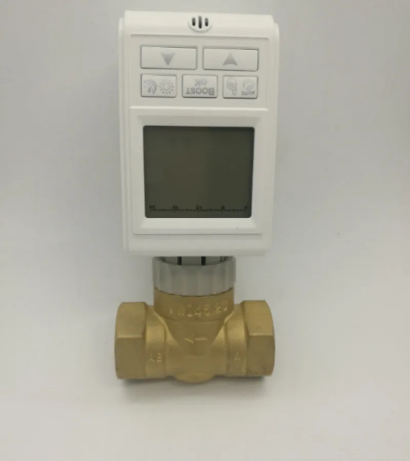 LCD Radiator actuator valves Temperature controlled electric week programming thermostatic Valve DN20 DN25 | Обустройство дома