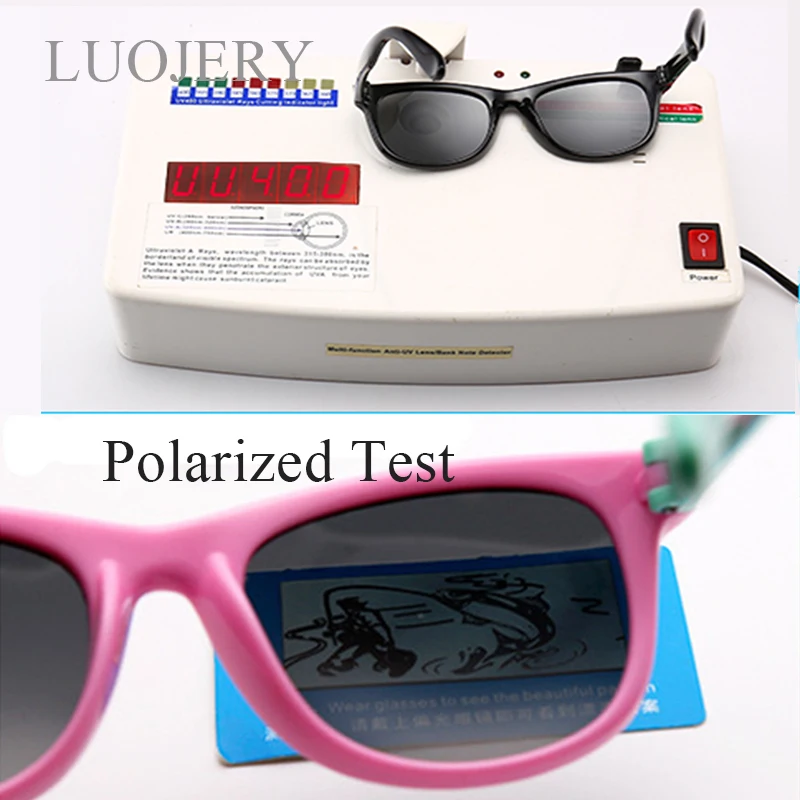 Fashion Silicone Polarized Children's Sunglasses Luxury Brand designer Sun glasses Coating Points Frame Eyewear Oculos gafas de |