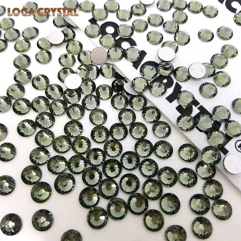 Серый бриллиантовый цвет низкая цена стразы с плоской задней стороной для женщин