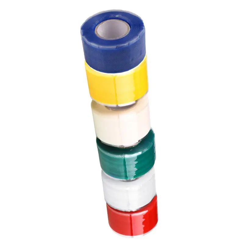 6 цветов Водонепроницаемый силиконовый производительность ремонтная лента