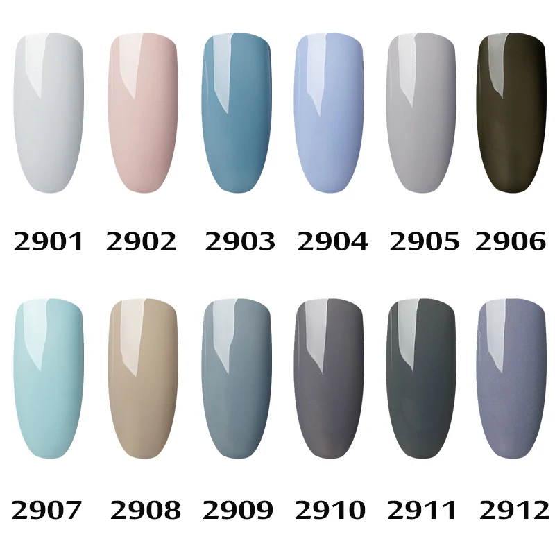 Learnever гель лак для ногтей Дизайн ню серый УФ Гель-лак цвета полу Перманентный