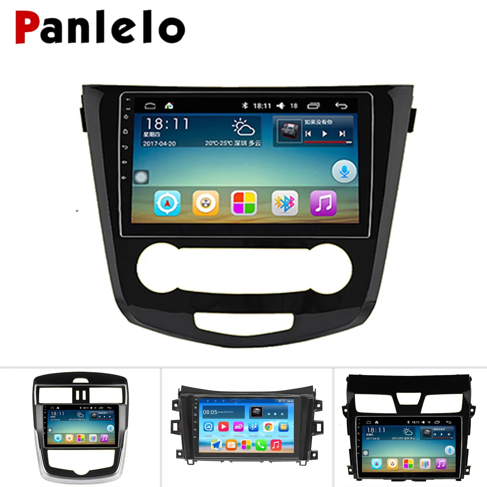 Panlelo для Nissan Qashqai j10 Android Авто Радио 2 din Tiida Teana четырехъядерный с Bluetooth WIFI GPS радио