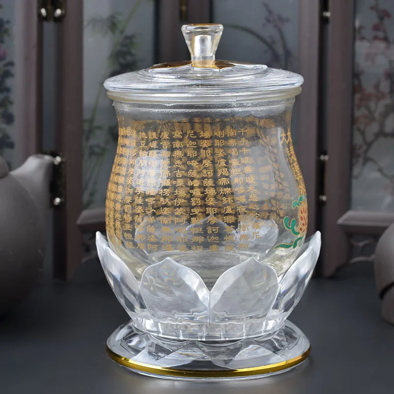 Большая милосердия мантра святая вода чашка Будда множитель Привязка