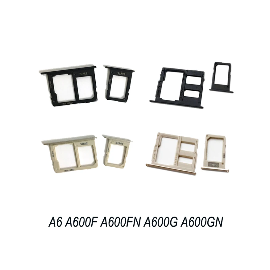 

Оригинальный чехол для телефона Samsung Galaxy A6 2018 A600 A600F A600FN A600G A600GN Новый адаптер для SIM-карты Micro SD