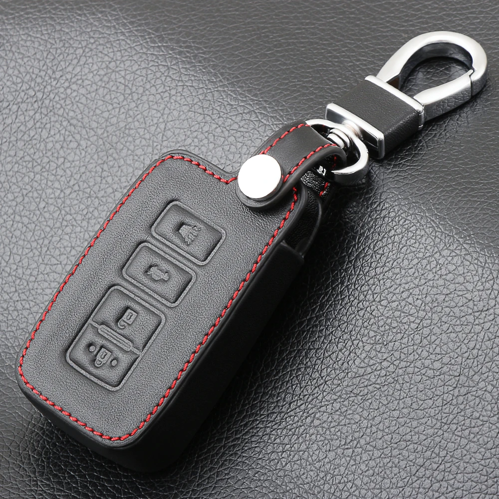 Чехол для ключей из натуральной кожи брелок держатель Toyota Highlander RAV4 магнитная
