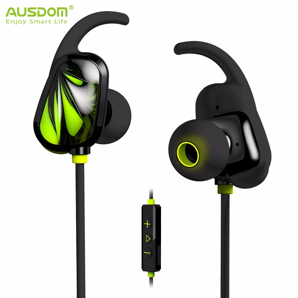 AUSDOM SP007 Беспроводной Bluetooth наушники Высокое качество спорт микрофон гарнитура |