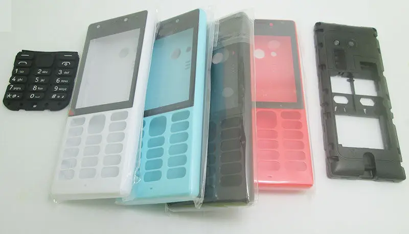 4 цвета Корпус крышка Батарея двери корпус клавиатуры клавиатура для Nokia Asha 216 216DS