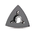 Многофункциональная треугольная осциллирующая шлифовальная накладка Quick Release подходит для Dremel Multi Tool 82 мм Professional горячая Распродажа D17