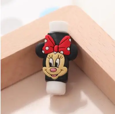 mini Милый мультяшный кабель протектор для iPhone4, 4S, 5, 5S, 6, 6 plus, 6s, 7, 8, usb кабель для зарядки и передачи данных, защитный чехол - Цвет: mini