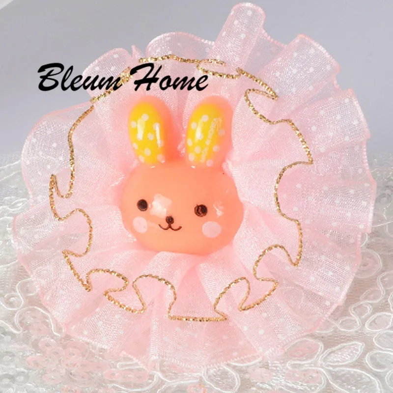 2 шт. заколки-пряжки для волос в виде кролика |