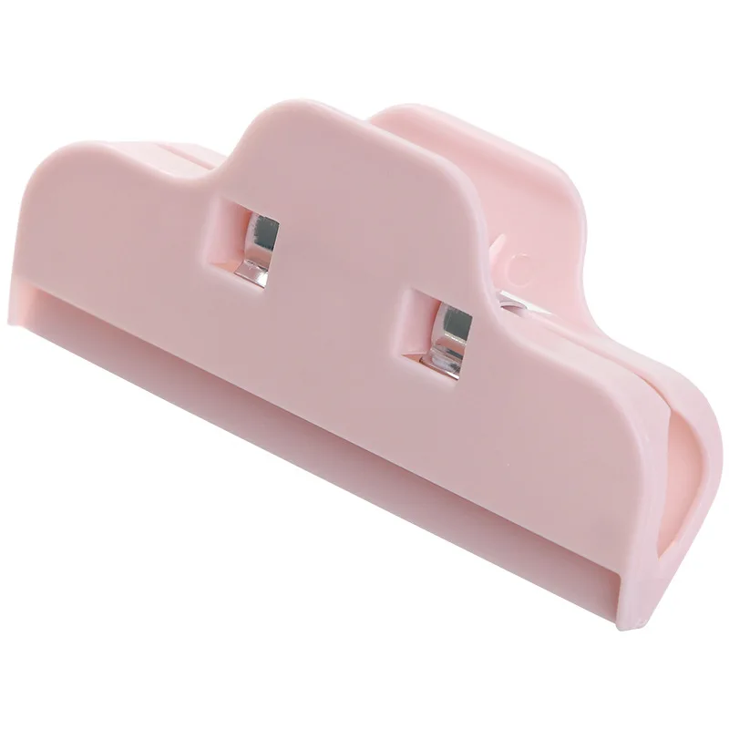 2 шт. зажимы для пакетов бытовые пакеты ланча герметик хранения зажим случайный