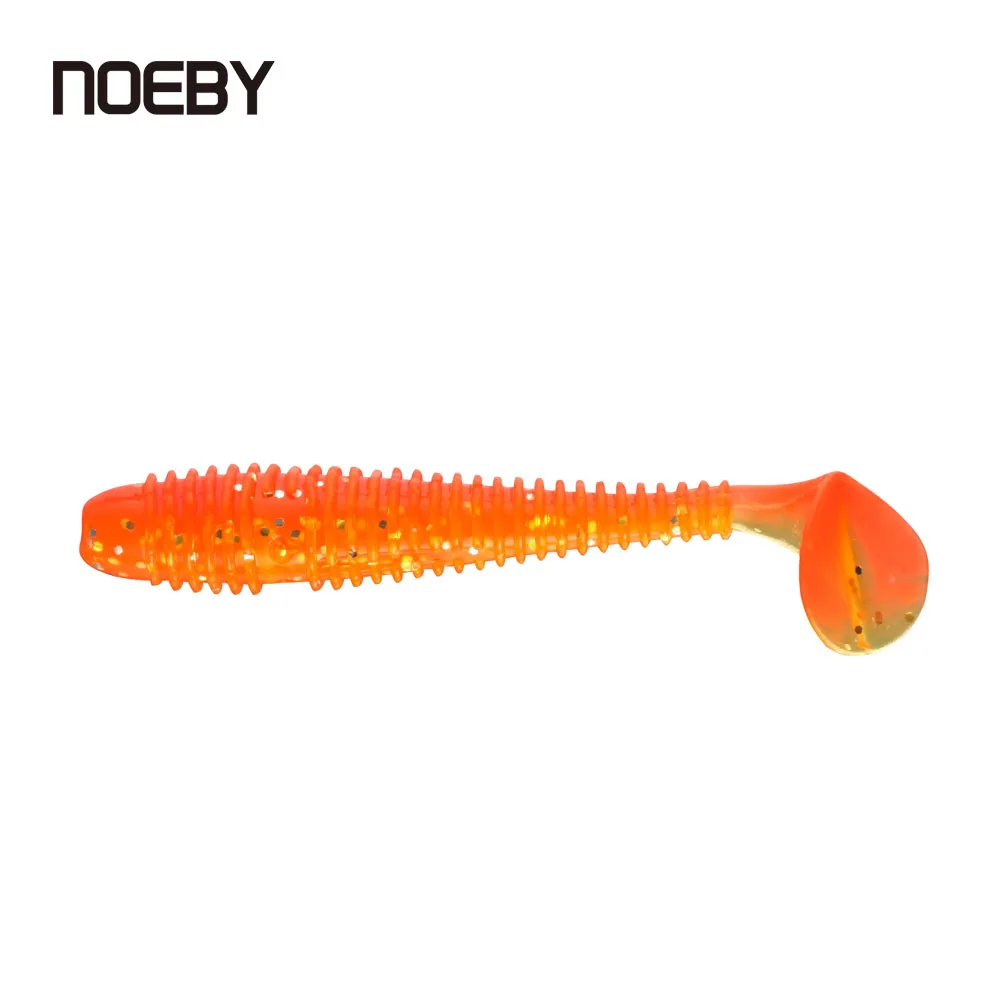 Мягкая приманка NOEBY 4 см 5 7 9 двухцветная рыболовная легкое погружение силиконовая