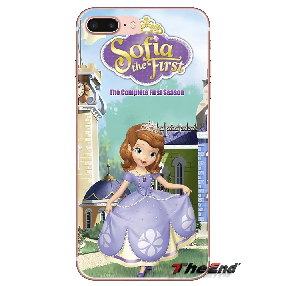 Transparent Soft Shell Covers For iPod Touch Apple iPhone 4 4S 5 5S SE 5C 6 6S 7 8 X XR XS Plus MAX Sofia the First Season 3 |