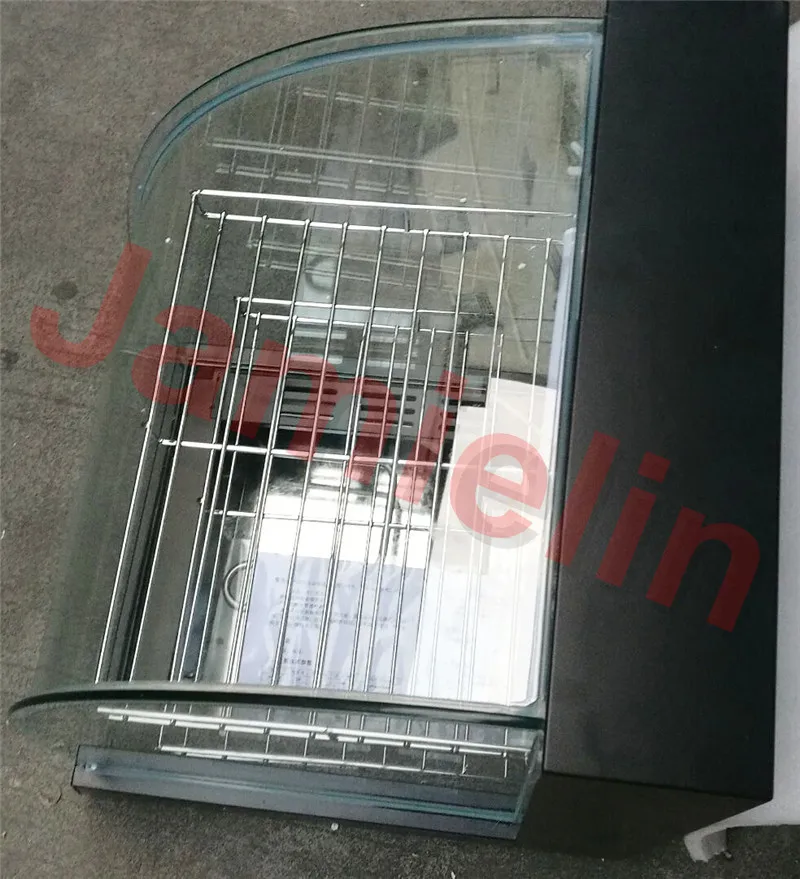 Jamielin оптовая торговля Ресторан изогнутое стекло маленькая еда теплее машина