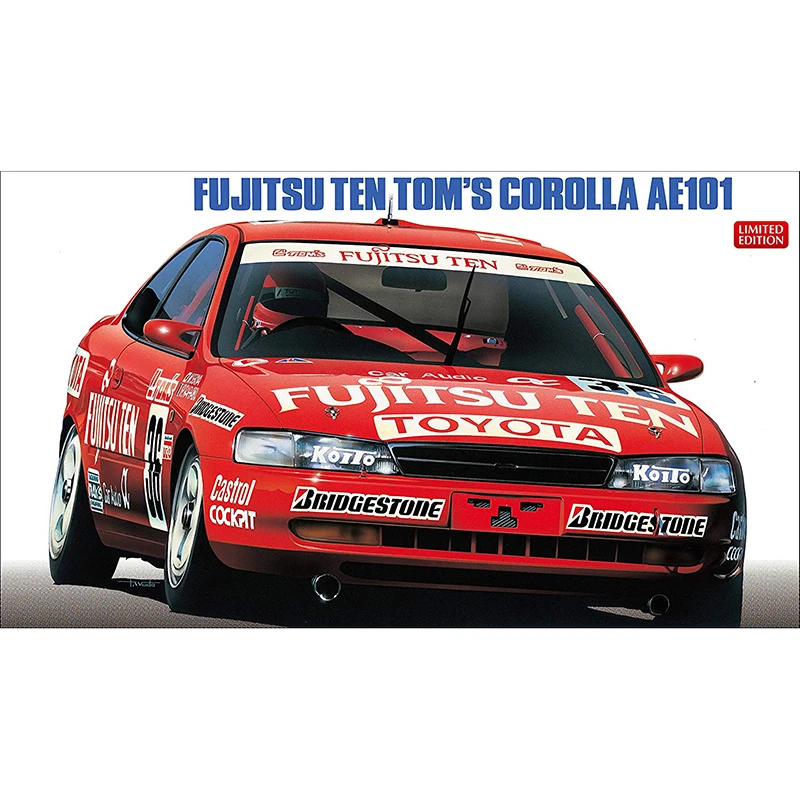 1/24 Hasegawa 20291 FUJITSU TEN tomo's COROLLA AE101 WINNER model hobby | Игрушки и хобби