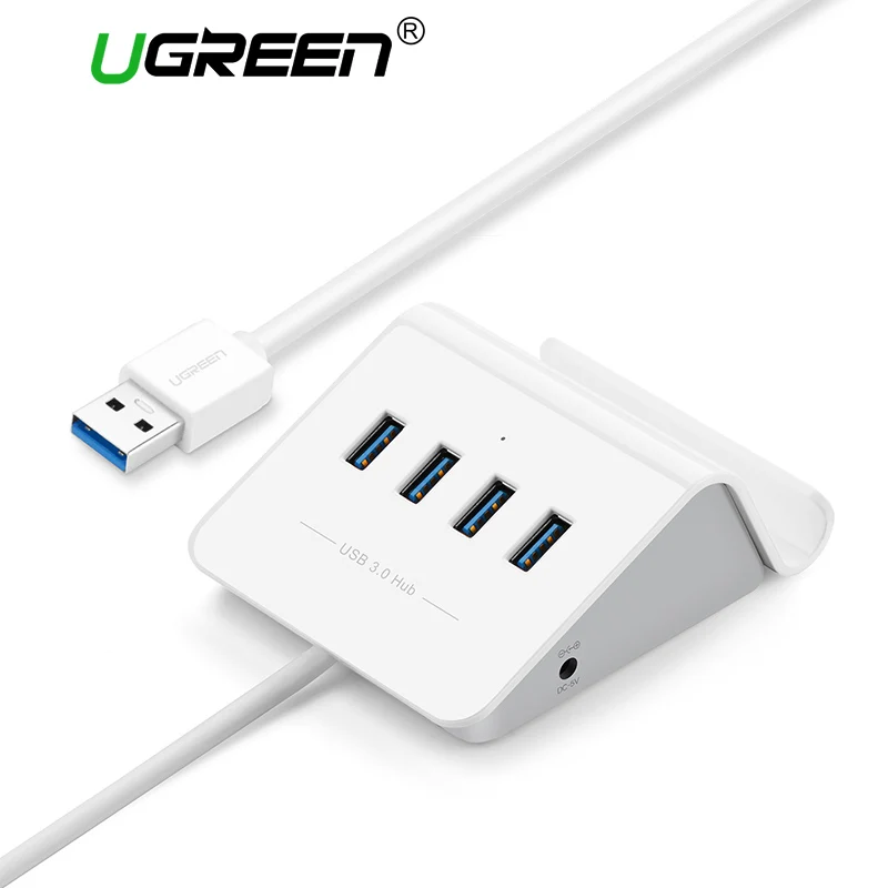 USB 3 0 концентратор Ugreen с держателем для телефона 4 порта разветвитель адаптер