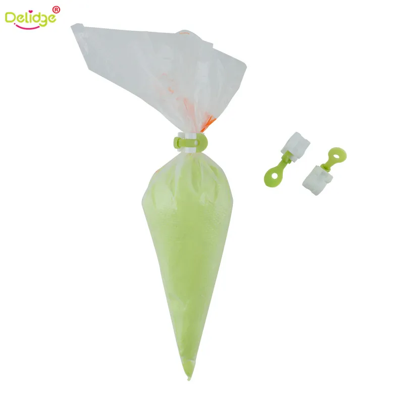 Набор насадок для украшения торта Delidge 3 шт./компл. пластиковые зажимы мешков с