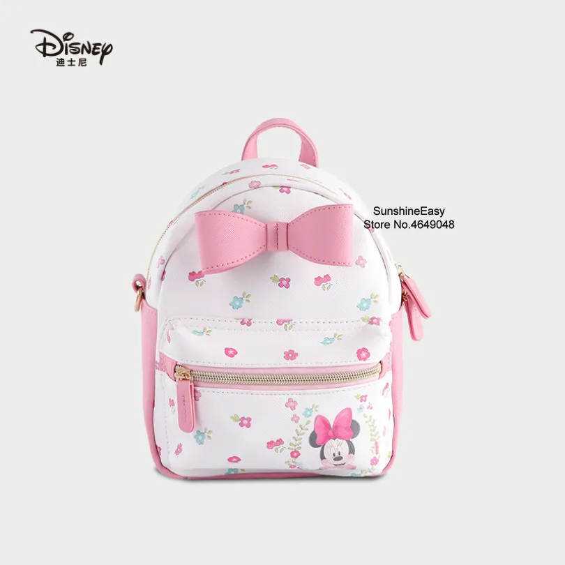 Disney Minnie розовая Милая новая сумка, сумки для детей, девочек, водонепроницаемые школьные сумки для женщин, студенческие дорожные школьные сумки для девочек