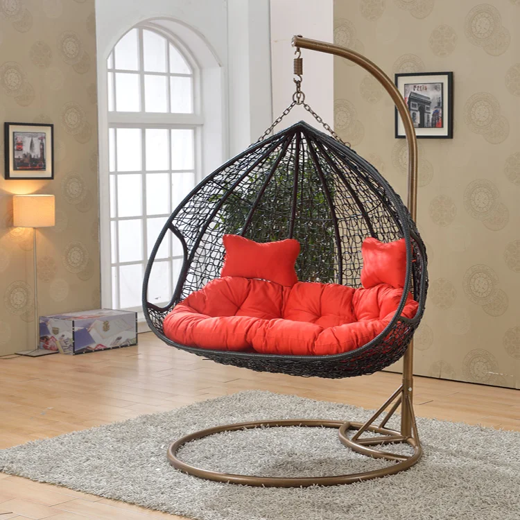 Мебель из ротанга гамак крытый коридор балкон двойная корзина висит кресло