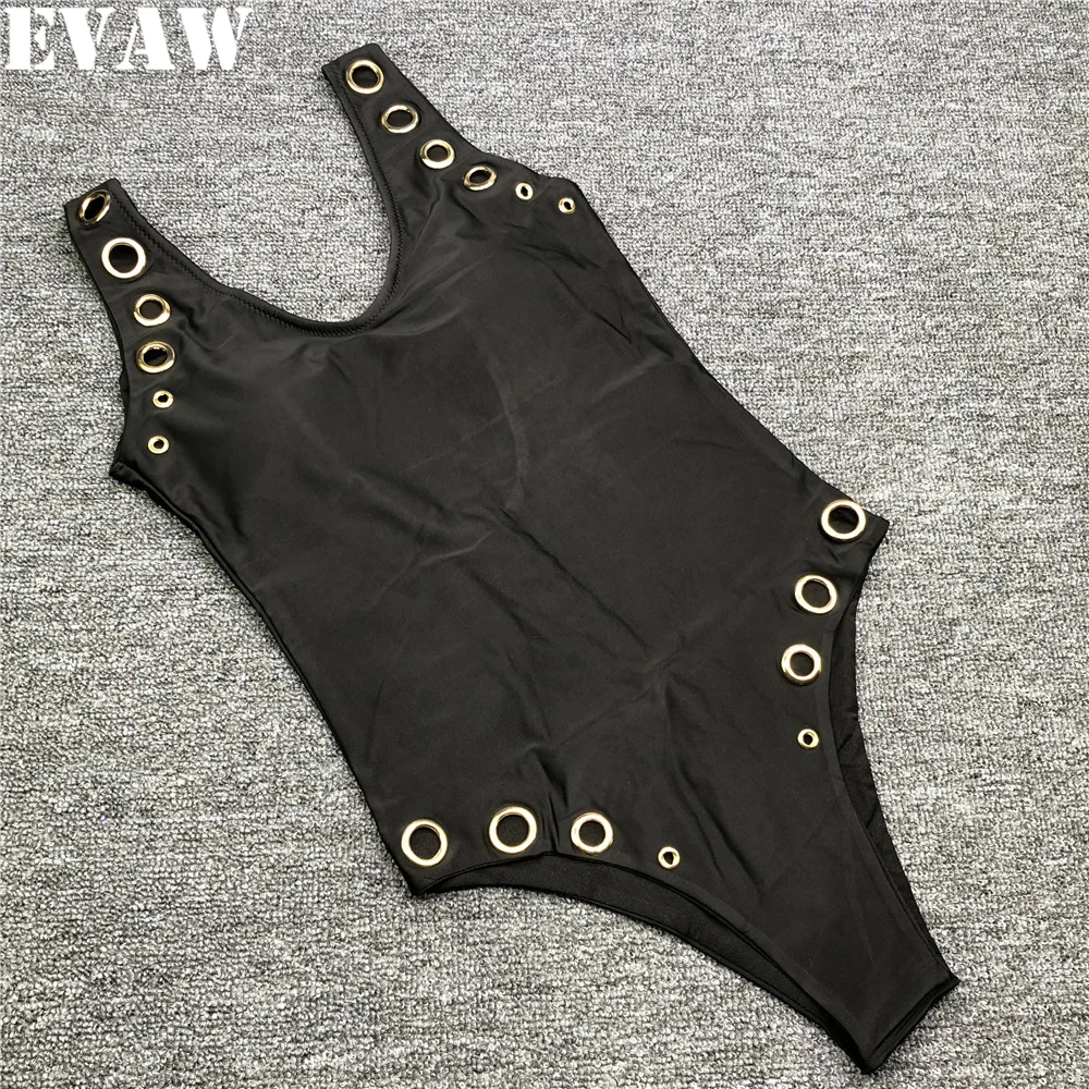 EVAW черный цельный купальник женский Купальник Одежда для пляжа Бикини 2019