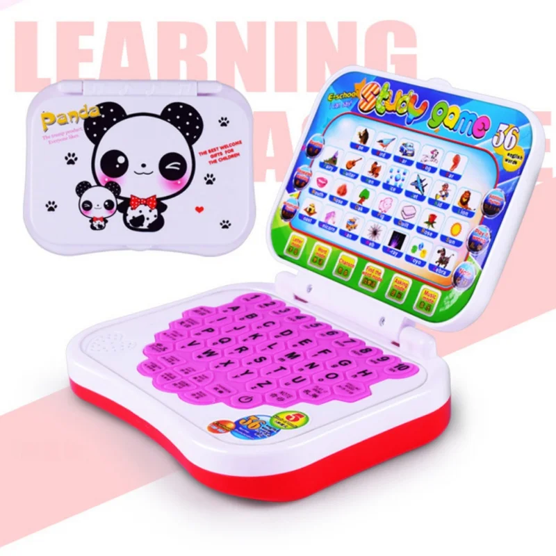 Toy Computer Laptop Tablet Baby Children Educational Learning Machine Toys Electronic Kids Study Game Random Colors 2019 | Игрушки и