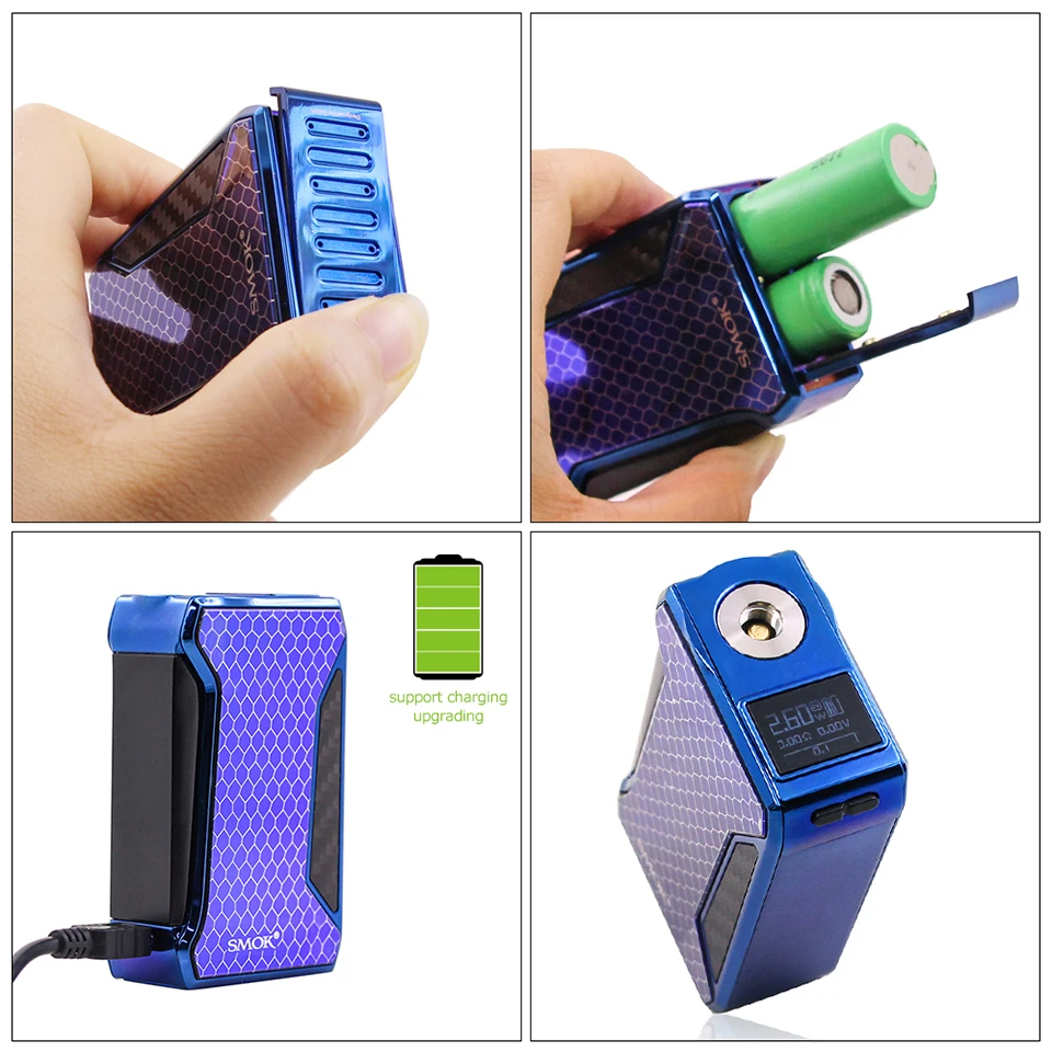 Оригинальный вейп мод SMOK H Priv 2 Коробка TC VW 225W 18650 батарея для 510 поток Танк