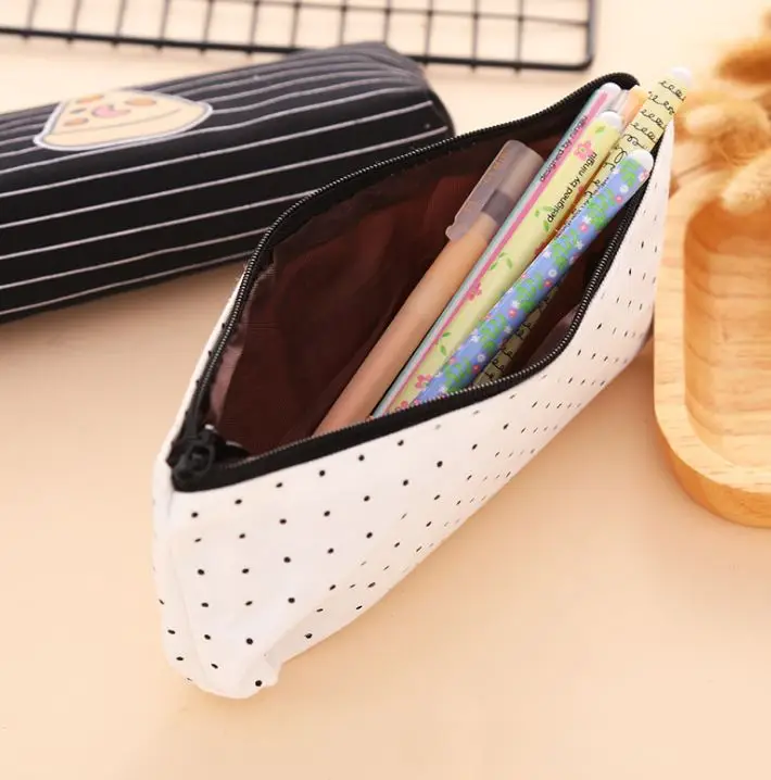 1 шт. чехол для карандаша еды пиццы картофеля фри органайзер канцелярских товаров