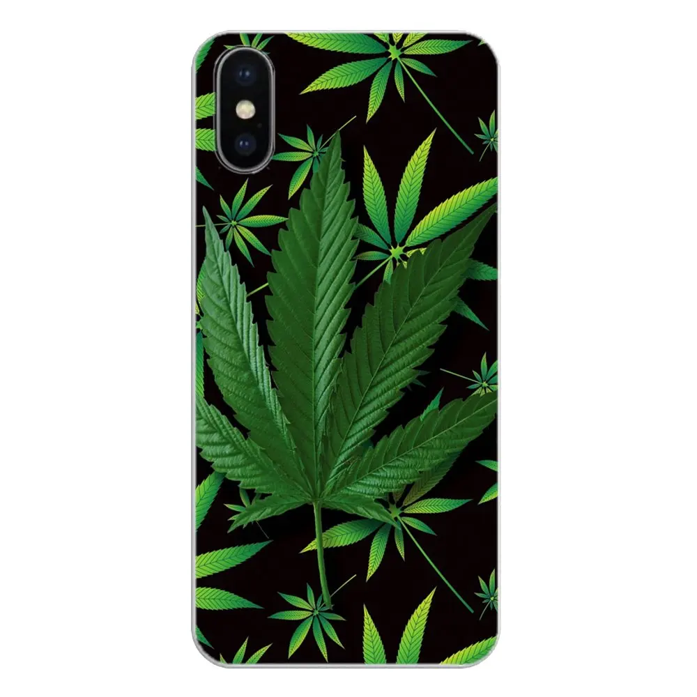 Чехол для телефона из силикона с рисунком дыма и травы листьев Apple iPhone 4 4S 5 5S 5C SE 6 6S