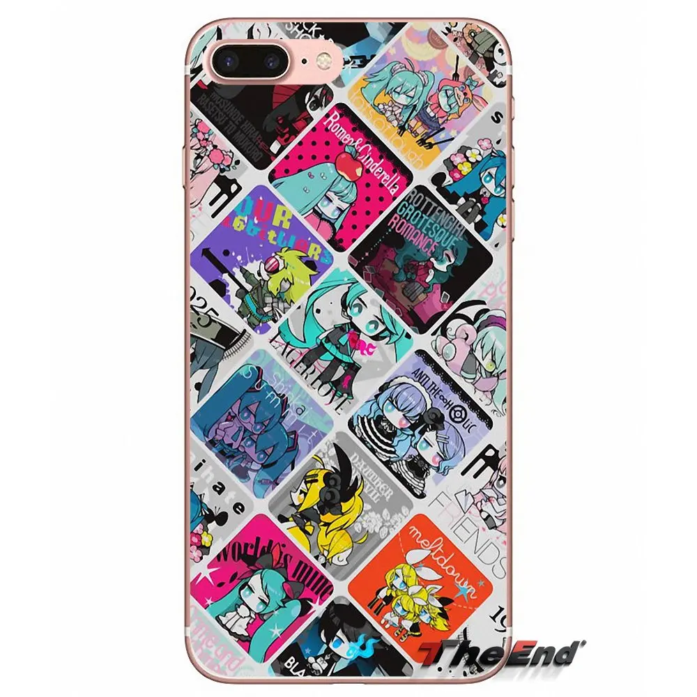 Силиконовый Чехол Dakimakura Japan Hatsune Miku для Samsung Galaxy Note 3 4 5 Grand Core Prime S3 S4 S5 MINI S6 S7 edge S8 S9