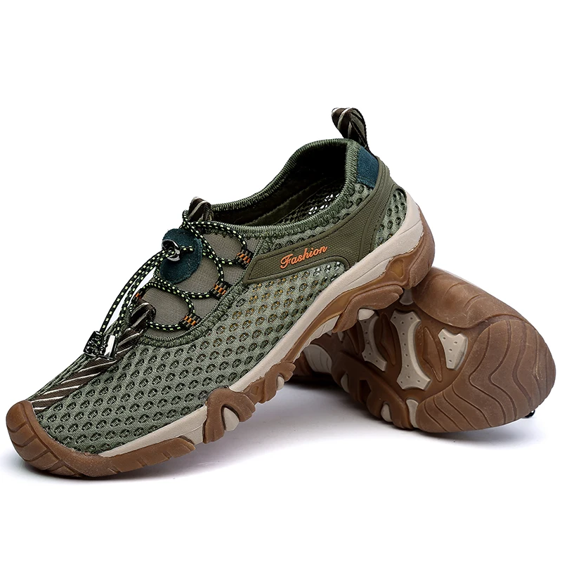 HUMTTO летняя дышащая походная обувь мужские быстросохнущие кроссовки уличные