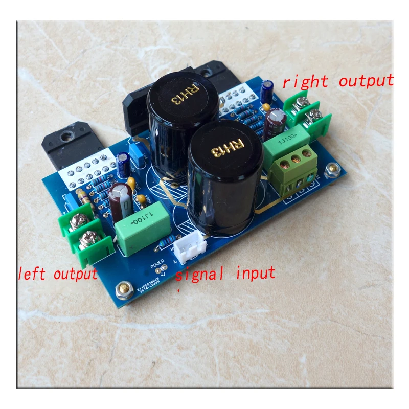 LM3886 усилитель мощности доска готовая Звездный Тип одна точка заземления