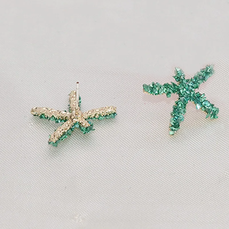 Серьги-пусеты женские модные яркие с кристаллами | Украшения и аксессуары