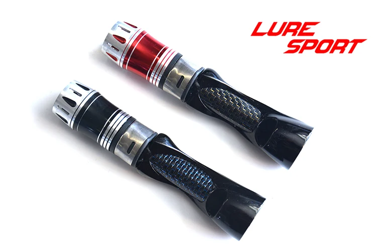 LureSport 2 комплекта XCG катушка сиденье алюминиевый красный колпачок алюминиевая гайка карбоновая трубка катушка седло, штырь строительный компонент ремонт DIY аксессуар