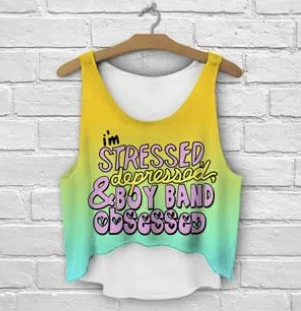 Женские футболки разных цветов летние короткие на бретелях с 3D принтом|short crop|women