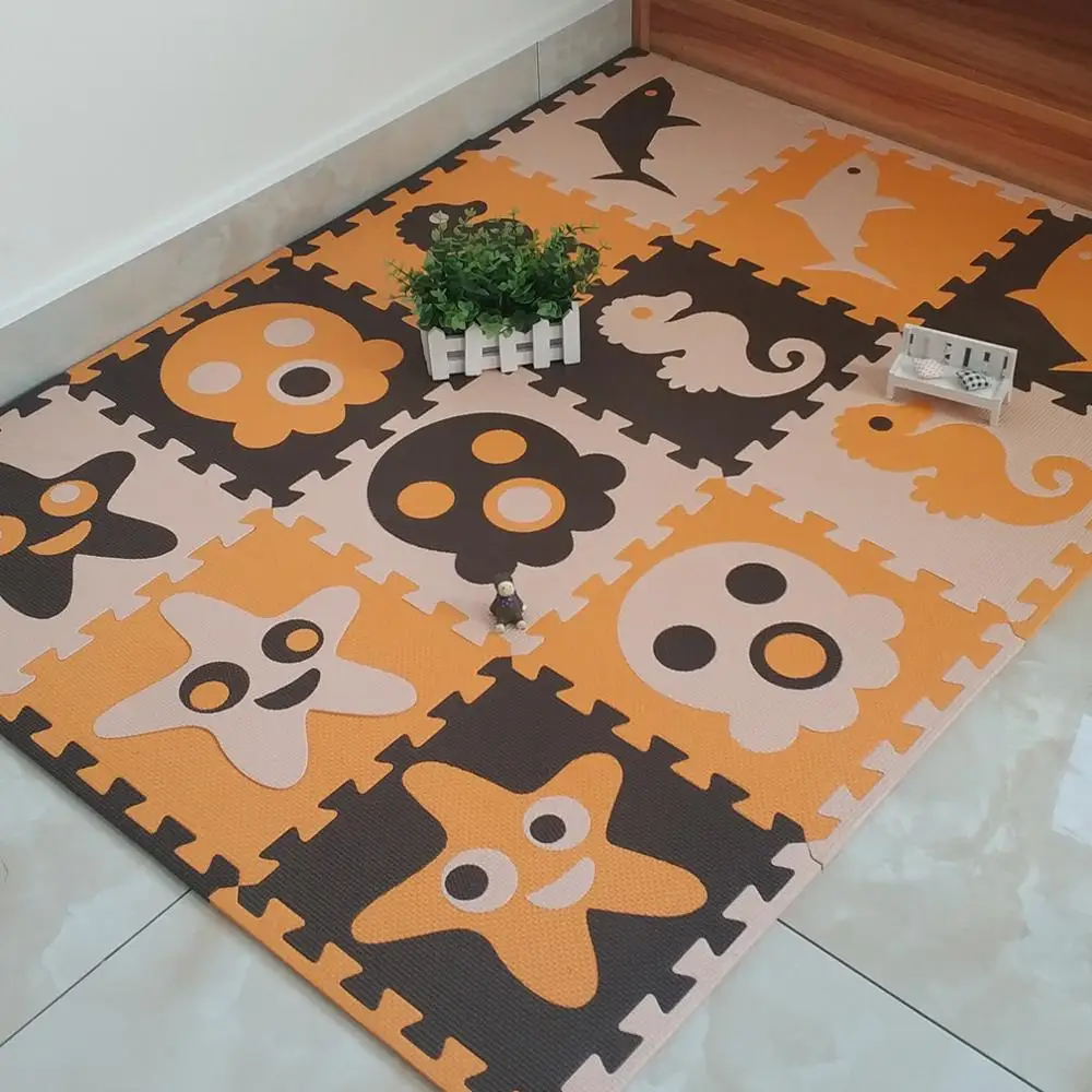 Ева пены детская игра-головоломка коврик подводных животных для детей ковер и