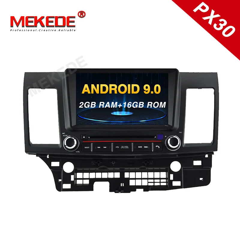 Android 9,0 " 2din автомобильный gps Навигатор Радио-Кассетный проигрыватель для Mitsubishi Lancer EX EVO Lancer 10 2006- WiFi BT USB navi