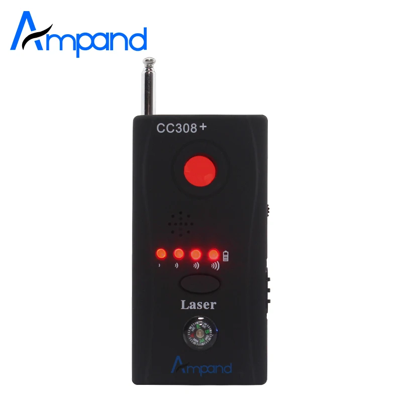 Ampand CC308 Беспроводной ФНР Полная частота детектора GSM устройства Finder Скрытая Cam