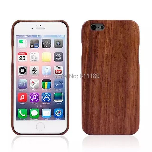Телефон чехол дерево кожи узор жёсткая роскошь для Apple iphone 6 4 7 '' |