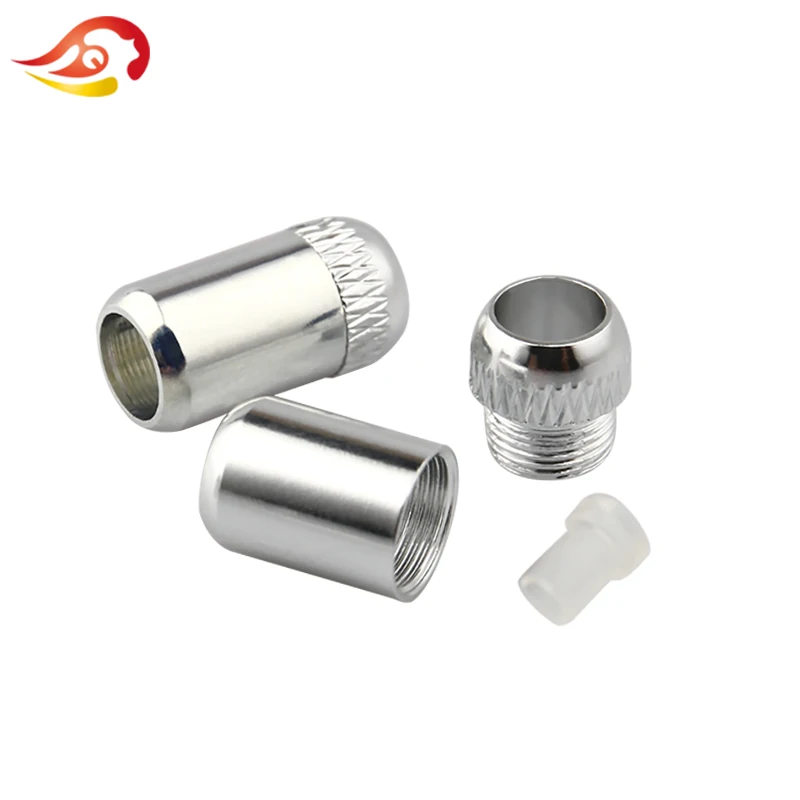 QYFANG Aluminum Alloy Earphone Splitter Audio Jack HiFi Headphone Upgrade Cable Connector 5.0mm Wire Hole Adapter Metal Plug